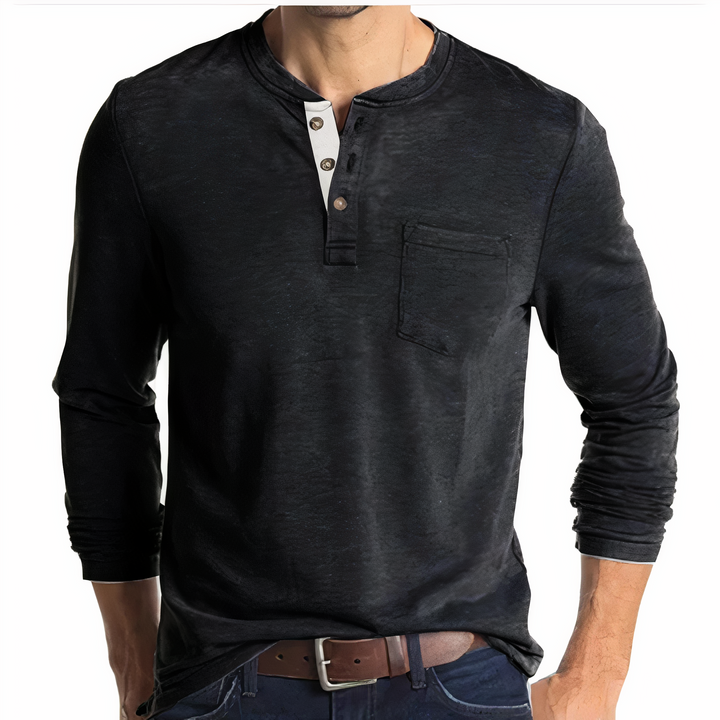 Classic relaxed-fit long-sleeve shirt