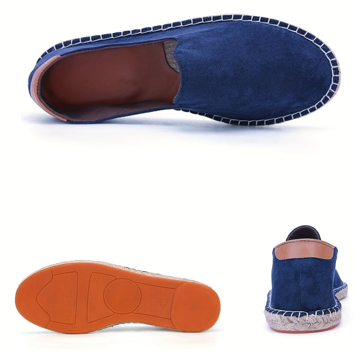 Classic slip-on canvas espadrilles with durable sole