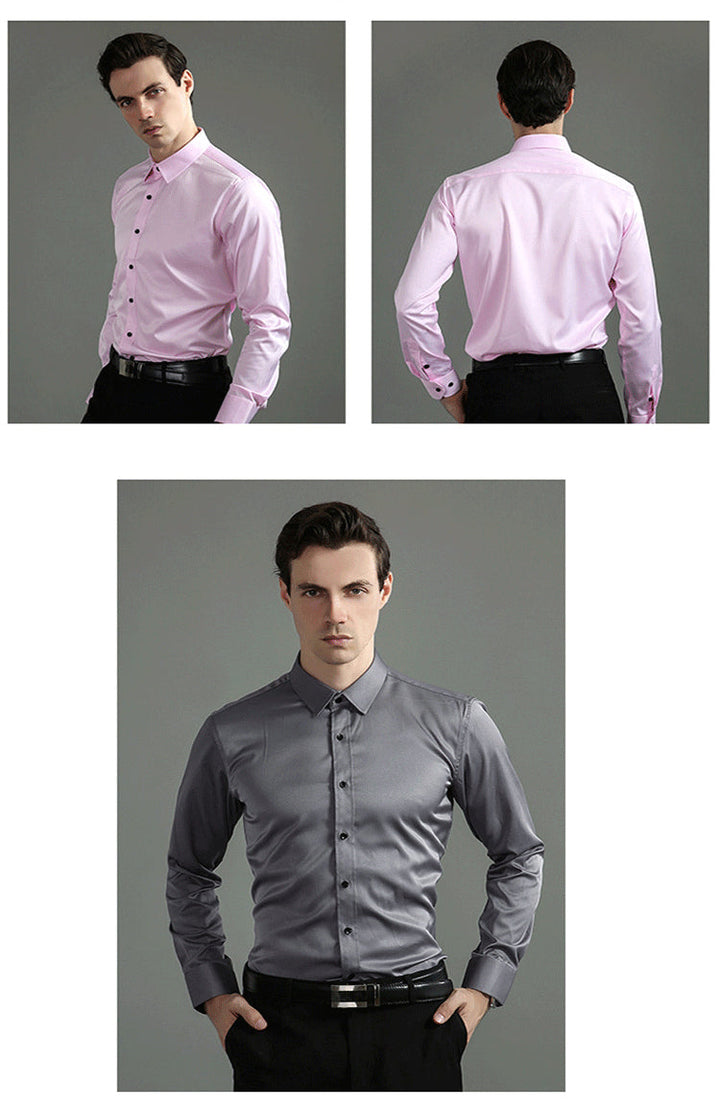 Wrinkle-free men's business shirt