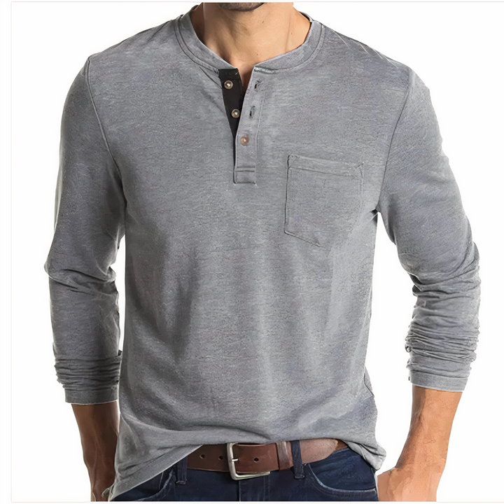 Classic relaxed-fit long-sleeve shirt