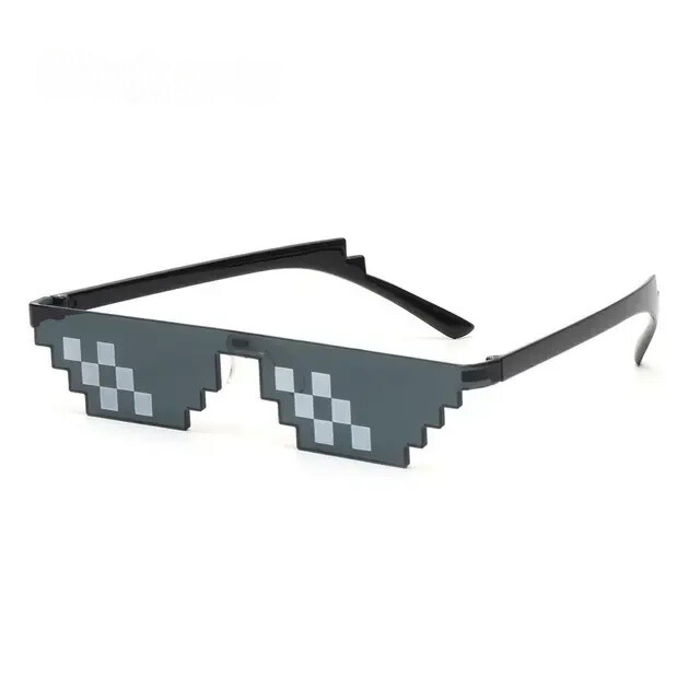 Unique pixel festival glasses