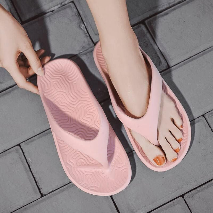 Elegant slip-on comfort slides