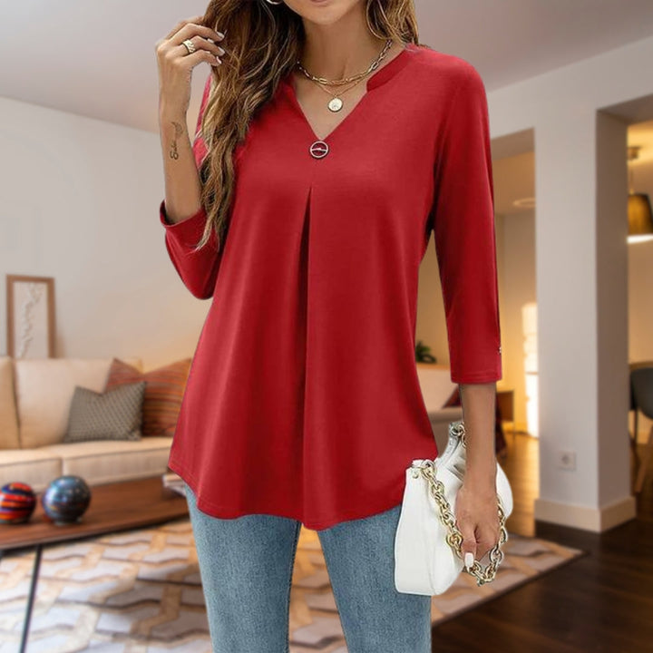 Casual v-neck top