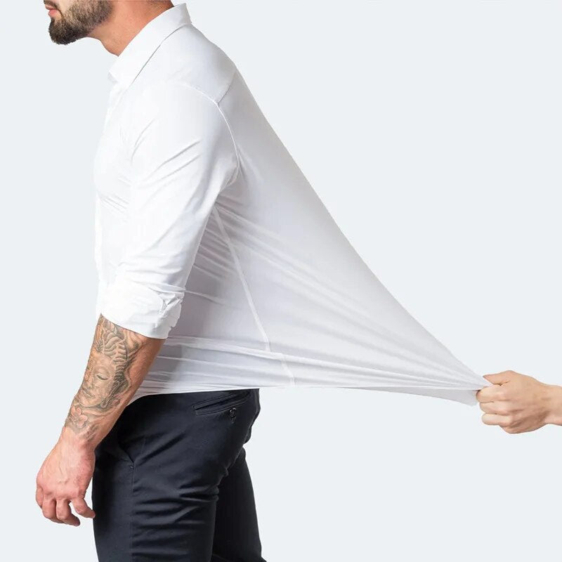 Wrinkle-free men's business shirt