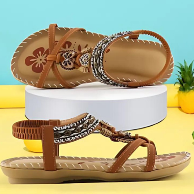 Unique bohemian summer sandals