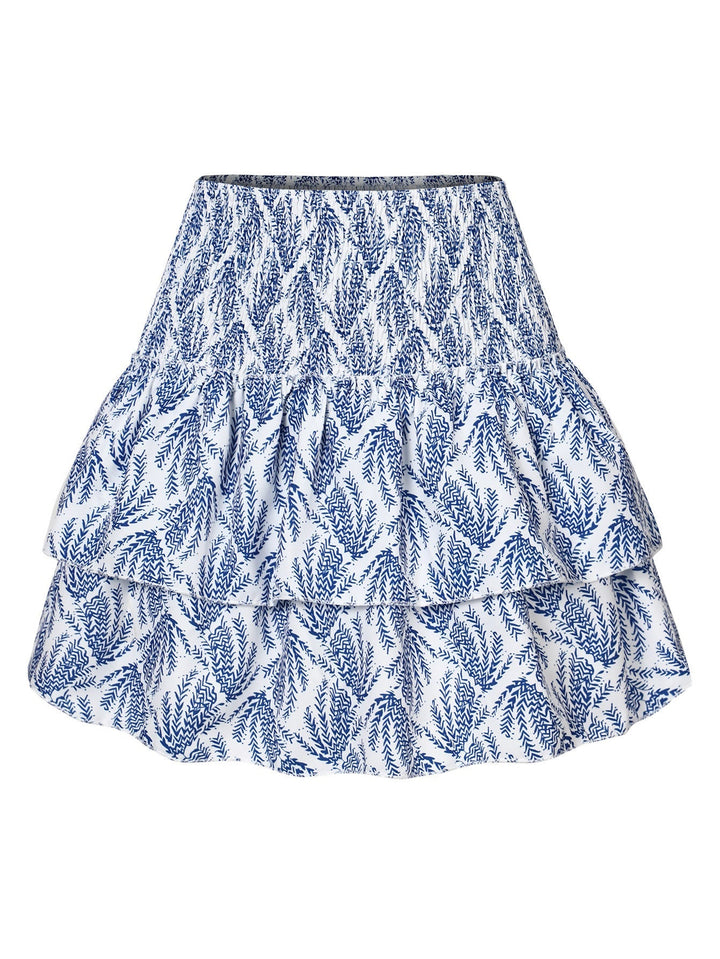 Women's blossom print mini skirt