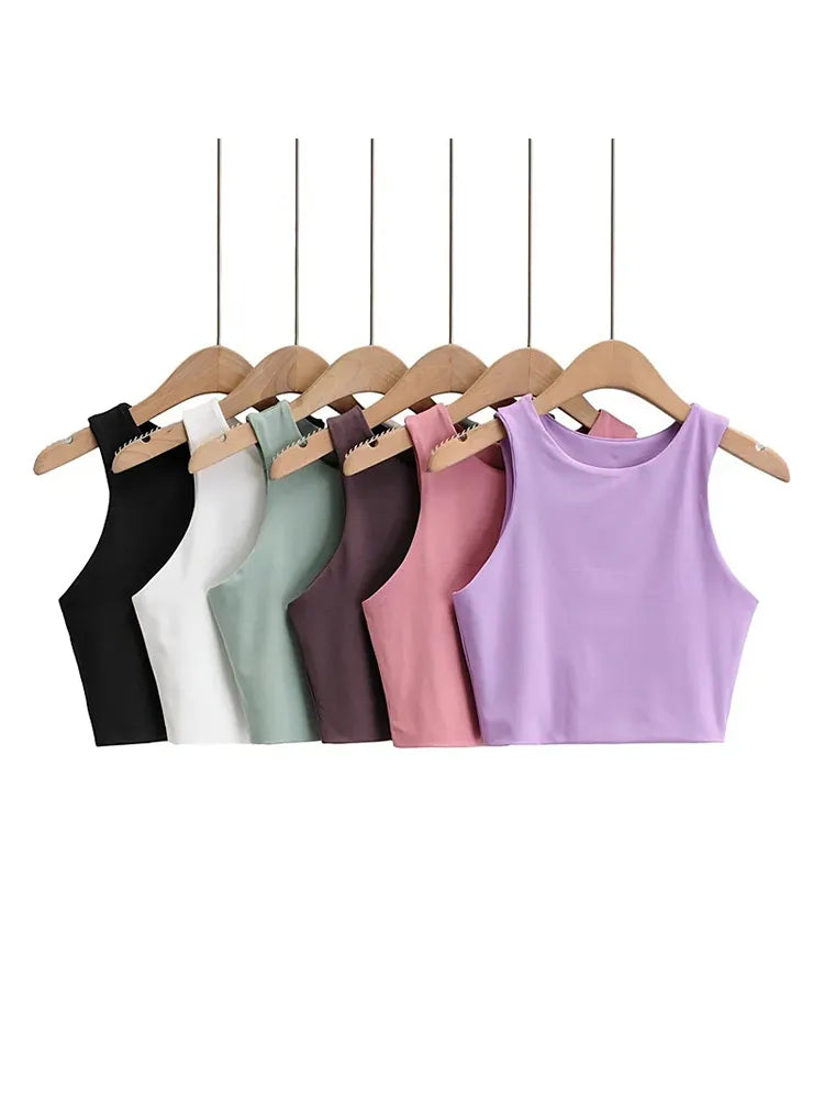 High stretch tank top for women