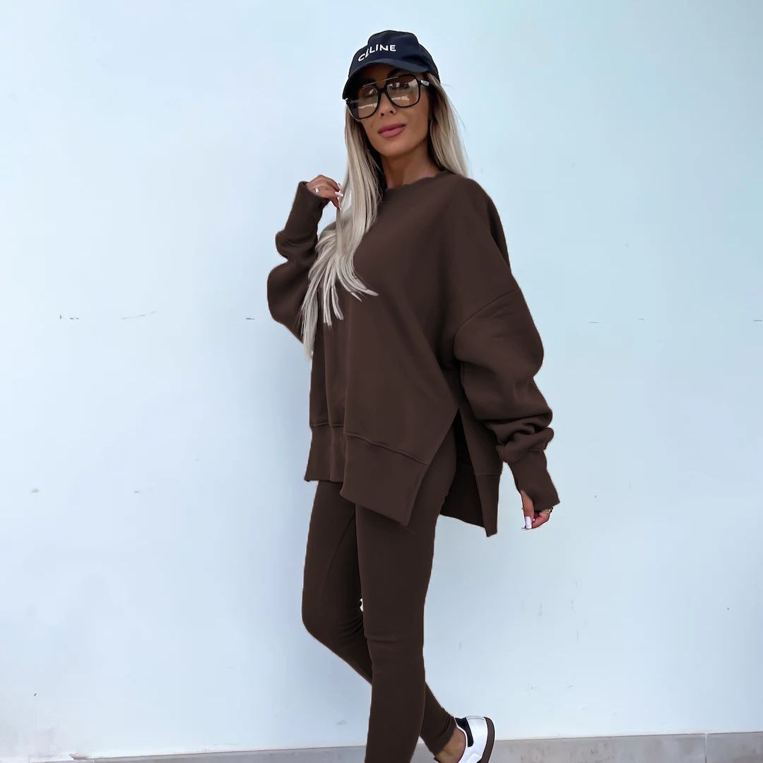 Oversized sweatshirt and leggings set