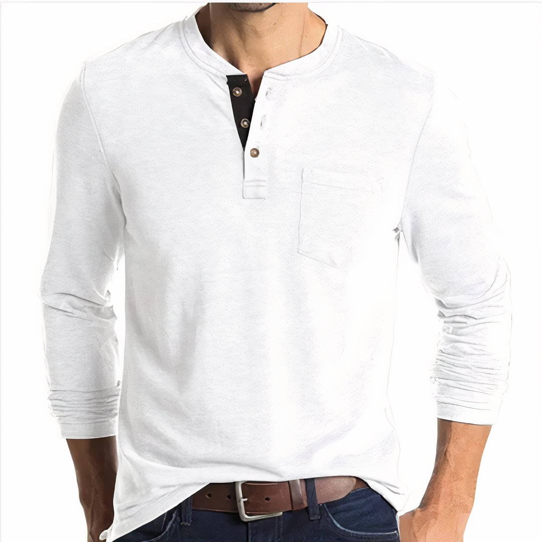 Classic relaxed-fit long-sleeve shirt