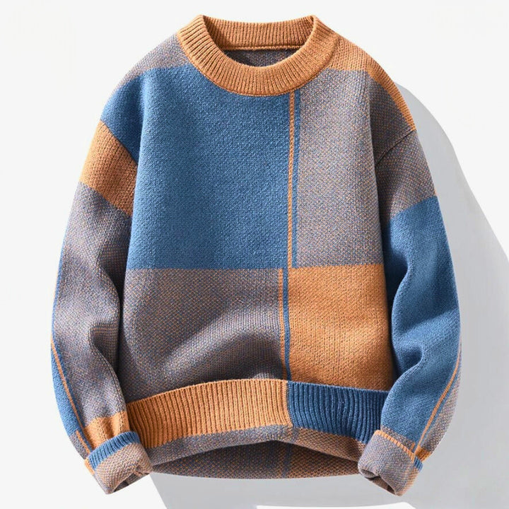 Venzo - Colorblock sweater