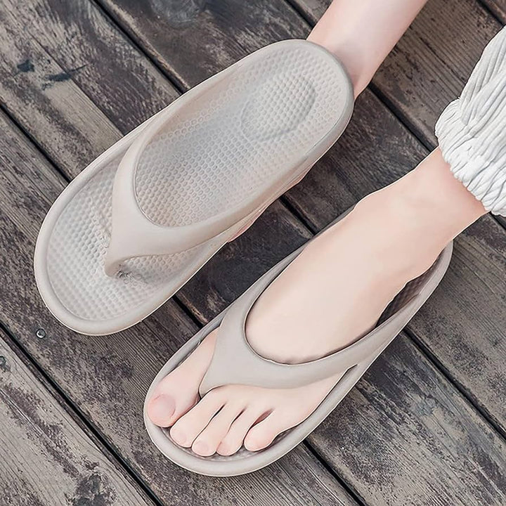 Elegant slip-on comfort slides