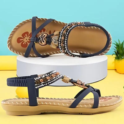 Unique bohemian summer sandals