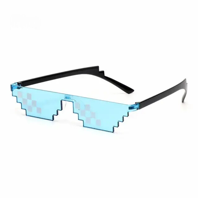 Unique pixel festival glasses