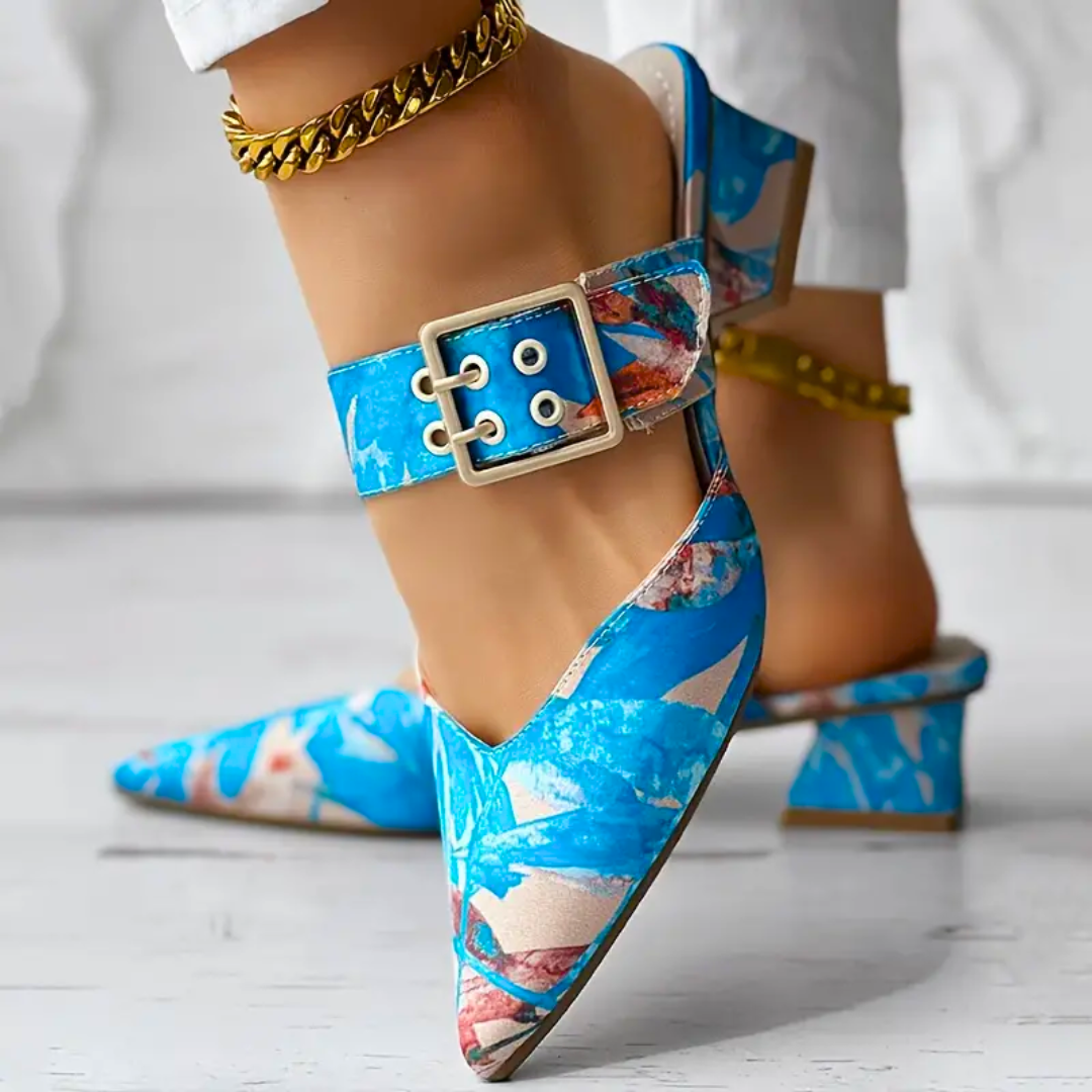 Colorful ladies heel