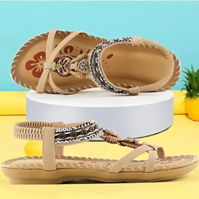 Unique bohemian summer sandals