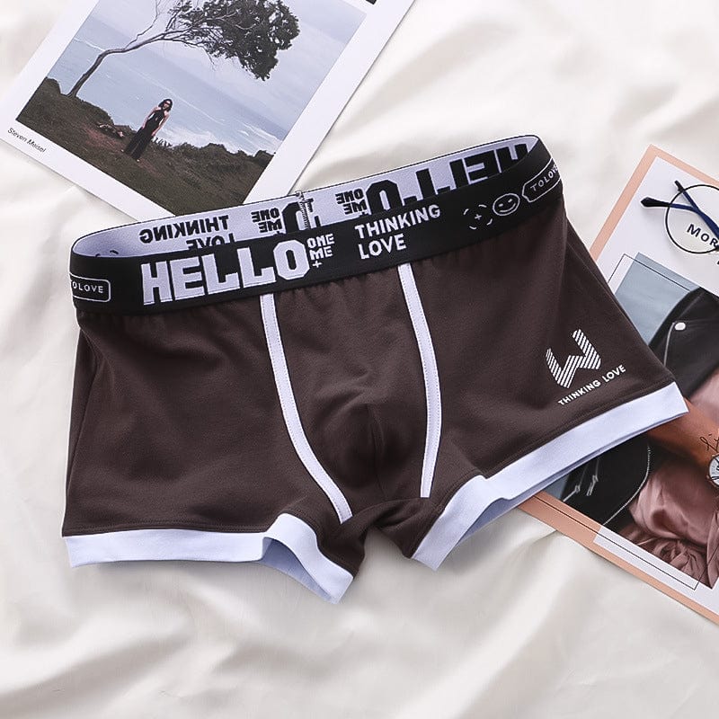 Hello - Classic boxer shorts for men (5+5 free)