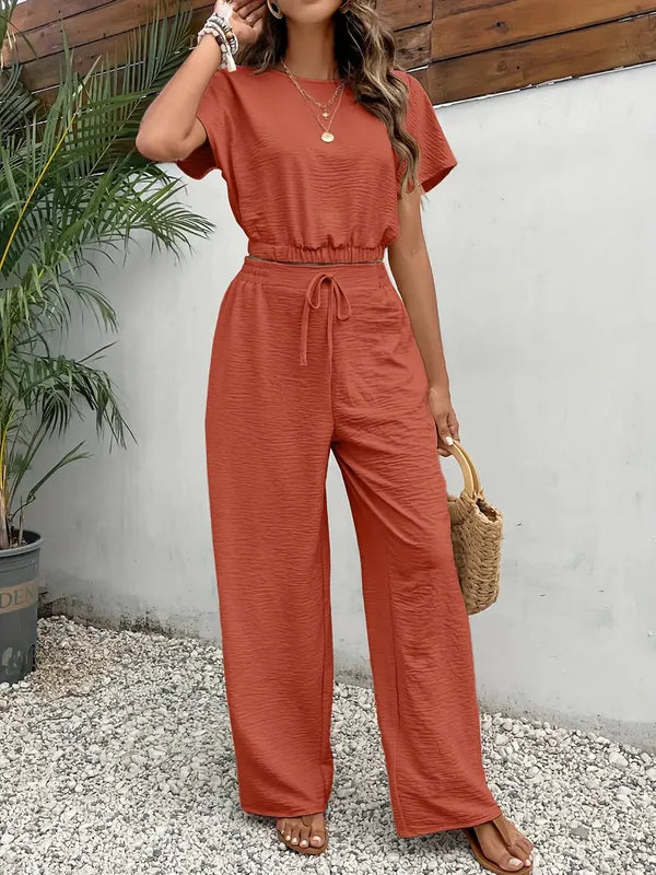 Relaxed Fit Two Piece Summer Set