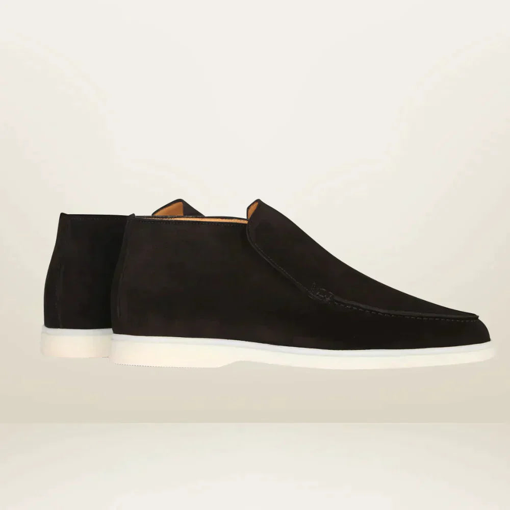 Men's old money suede loafers