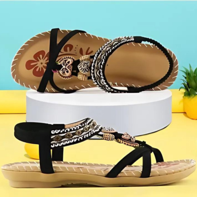 Unique bohemian summer sandals