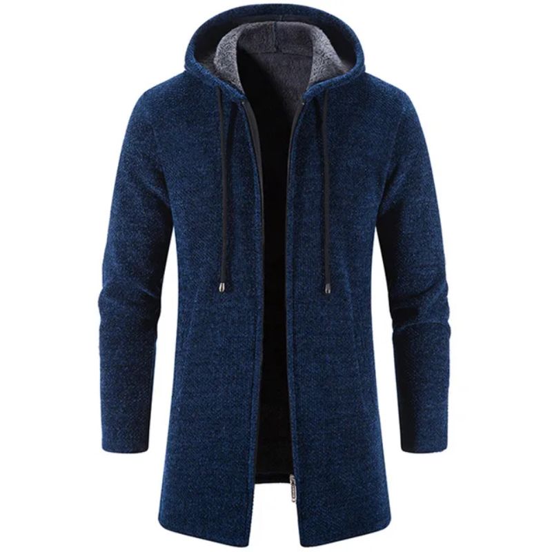 Jacob - Woollen hooded jacket