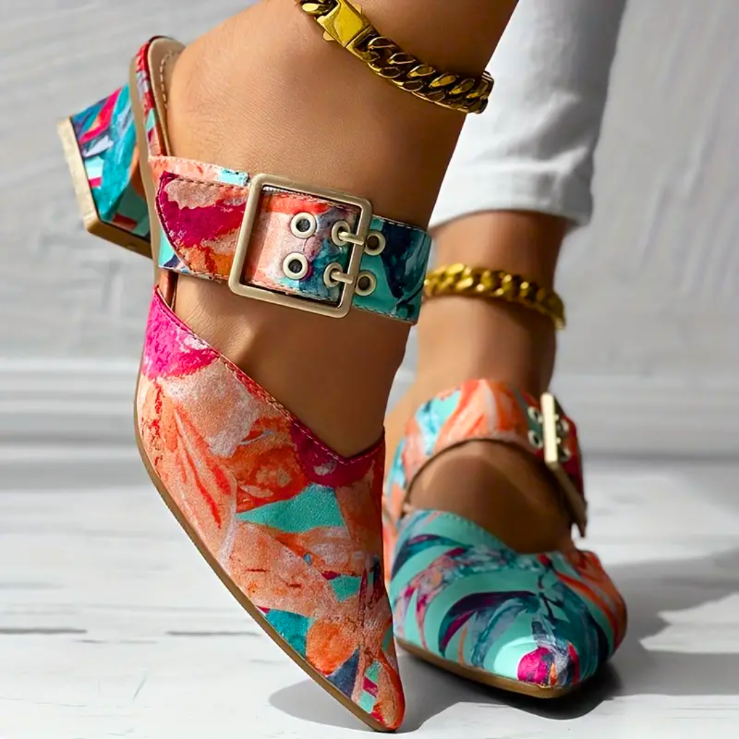 Colorful ladies heel