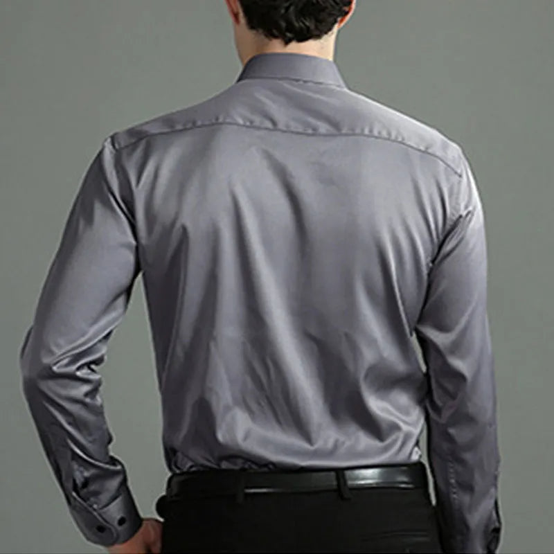 Wrinkle-free men's business shirt