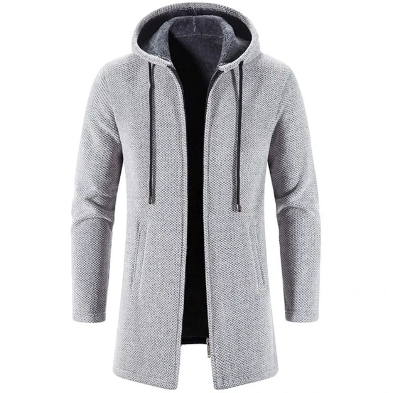 Jacob - Woollen hooded jacket