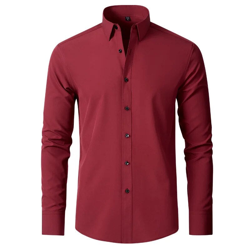 Wrinkle-free men's business shirt