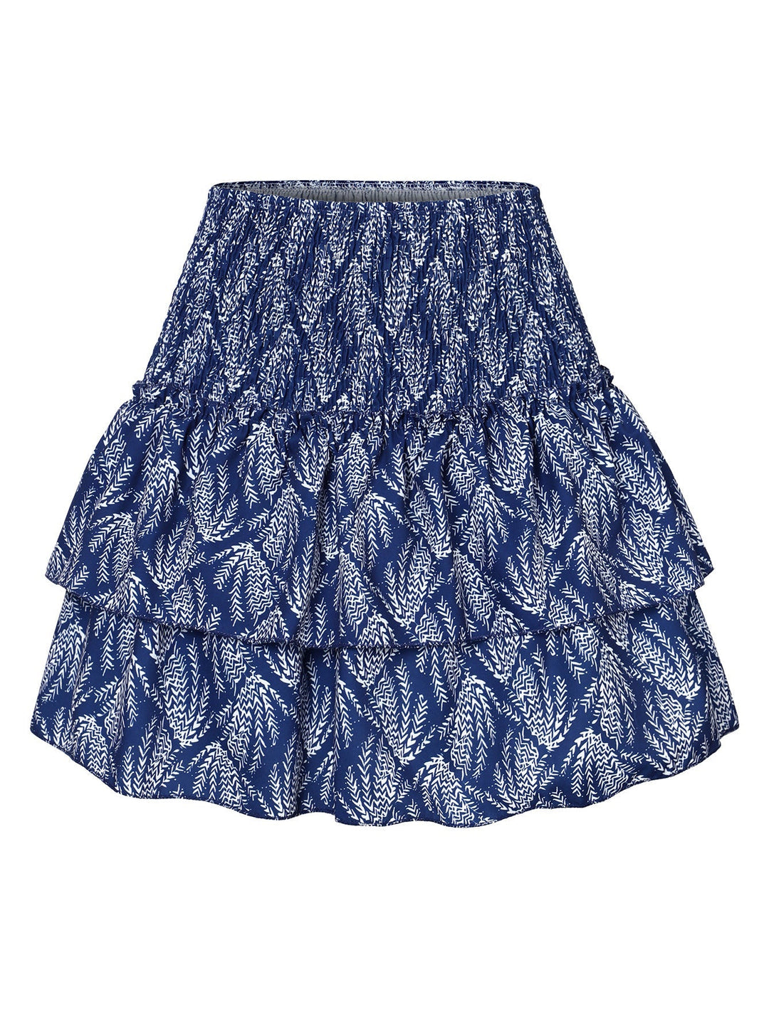 Women's blossom print mini skirt