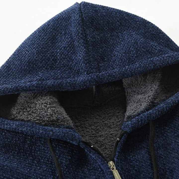 Jacob - Woollen hooded jacket