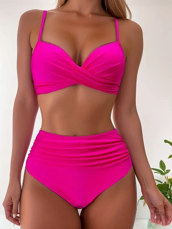 Push-up and high waist swimsuit