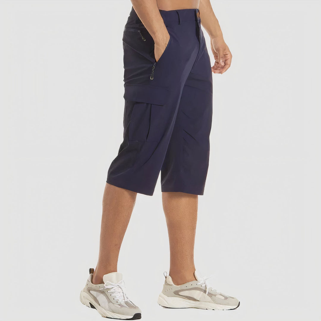 Quick-drying cargo shorts for men