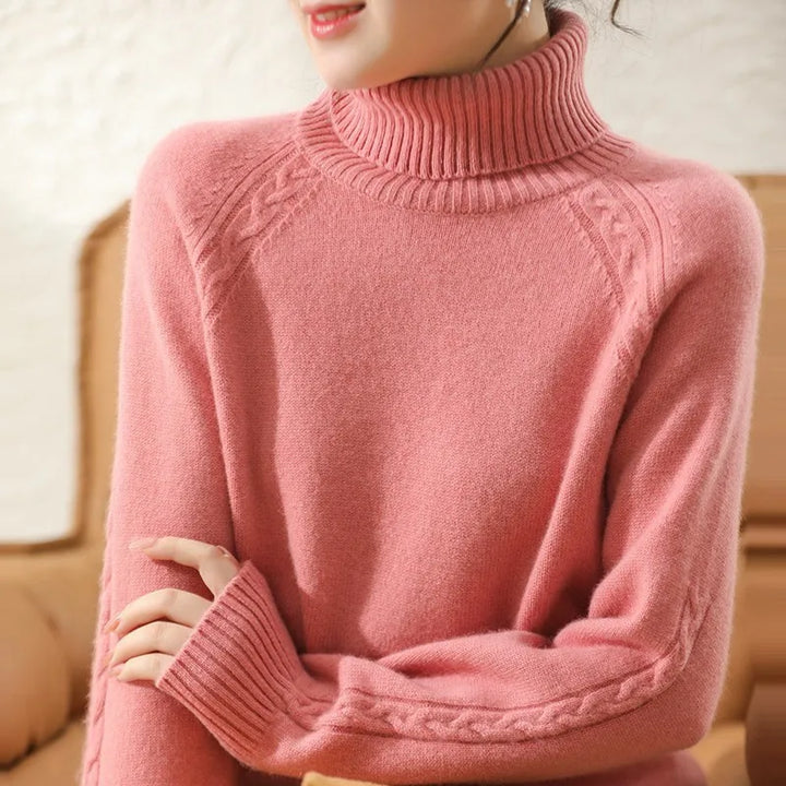 Orla - Turtleneck cashmere sweater for women