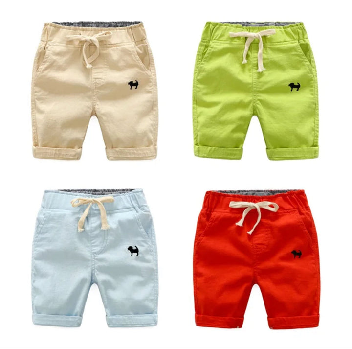 Casual elastic waistband shorts for men