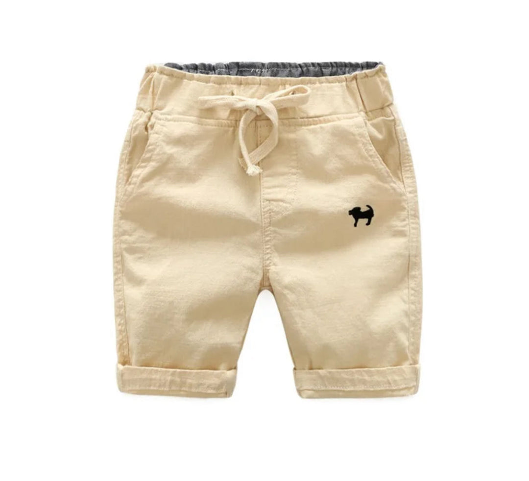 Casual elastic waistband shorts for men