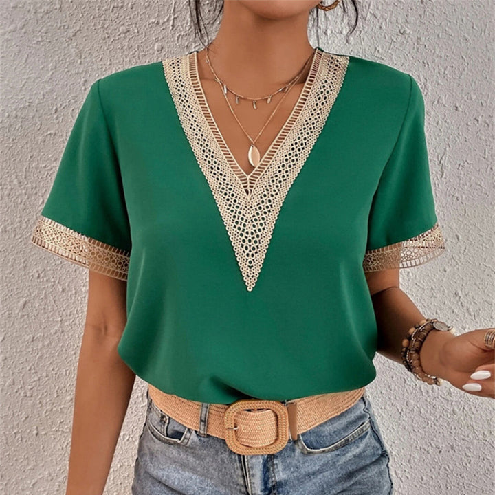 Elegant v-neck top