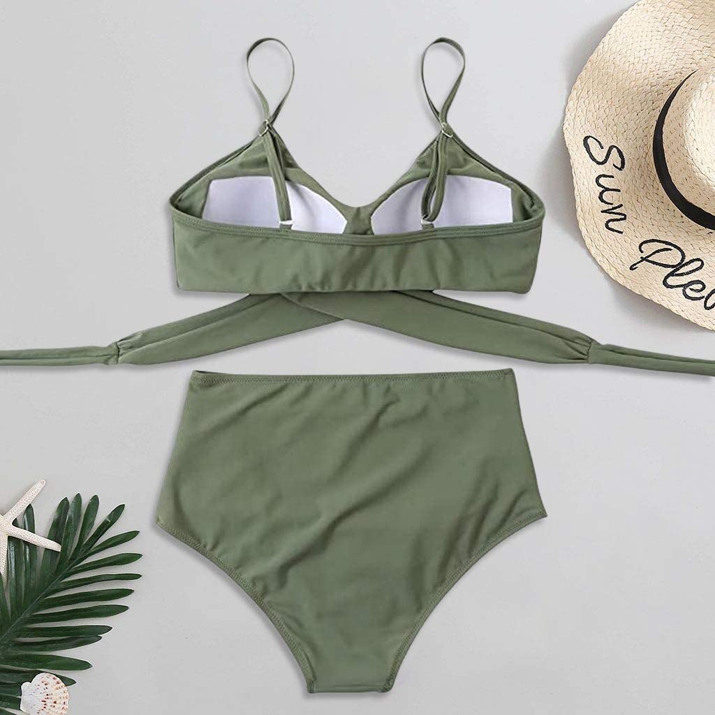 High waisted two-piece swimsuit