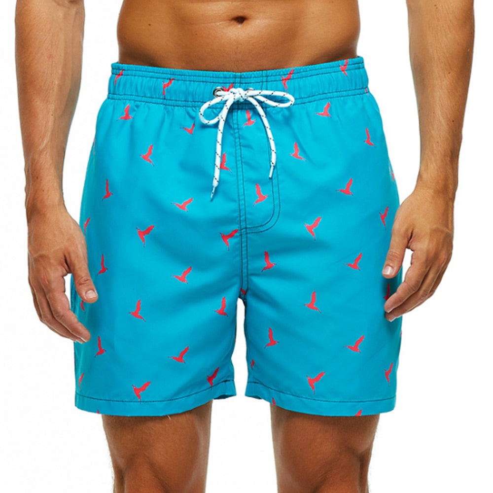 Swimming shorts with unique print design