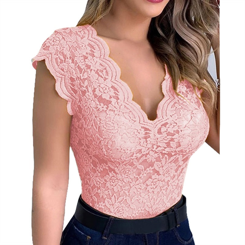 Elegant lace top