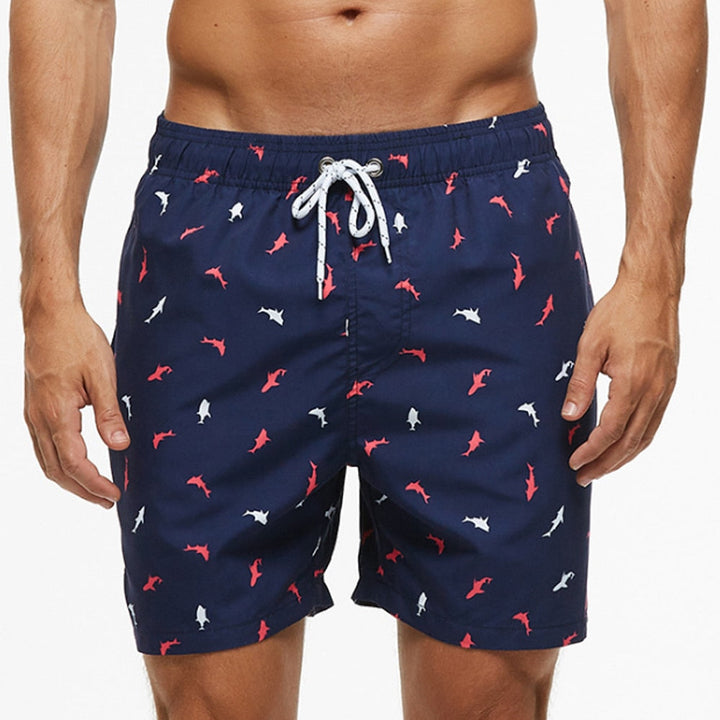 Swimming shorts with unique print design