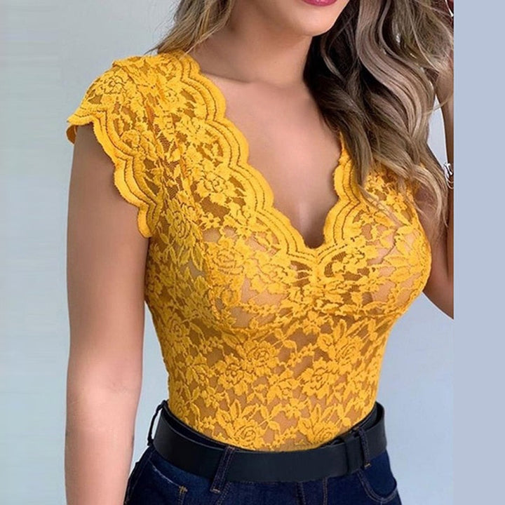 Elegant lace top