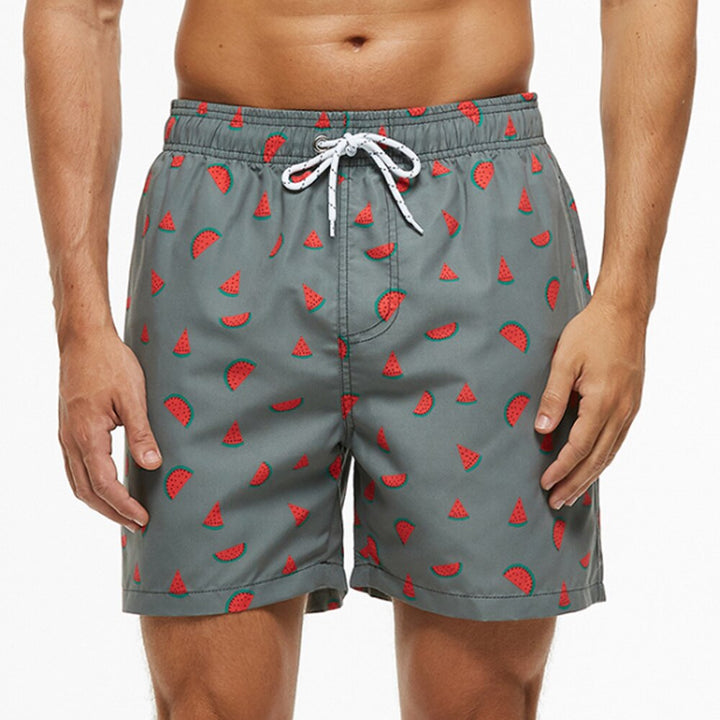 Swimming shorts with unique print design