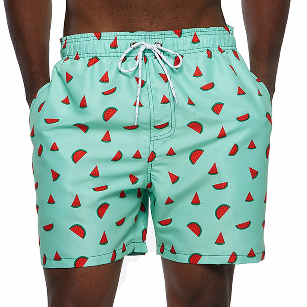 Swimming shorts with unique print design