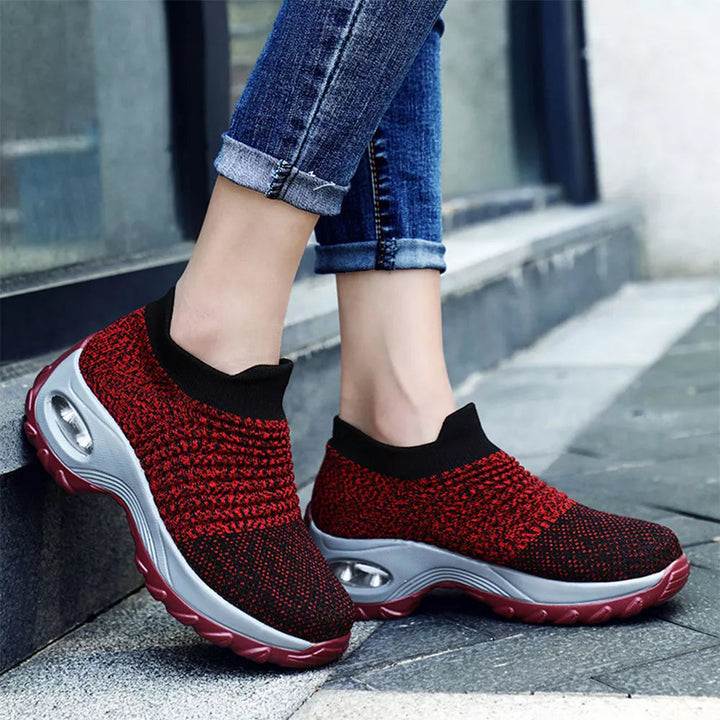 Women shoes with air cushion soles