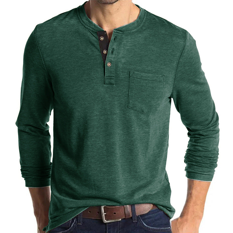 Classic relaxed-fit long-sleeve shirt