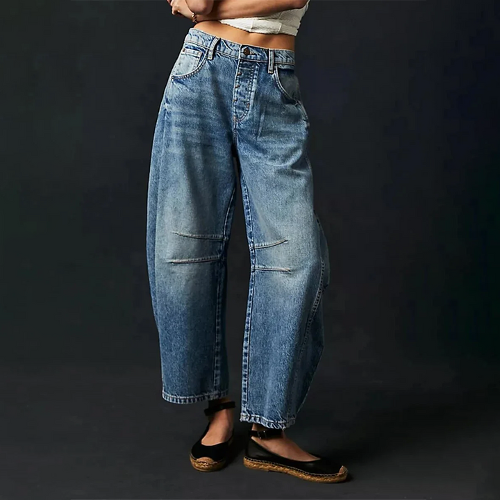 Leah - Stylish wide-leg jeans