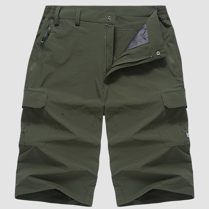 Quick-drying cargo shorts for men