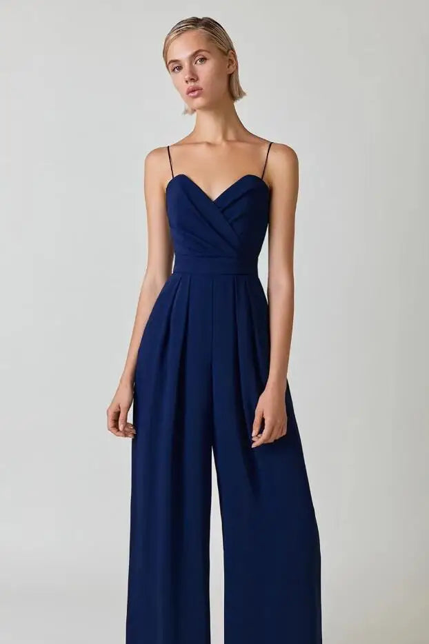 Elegant sleeveless classic jumpsuit