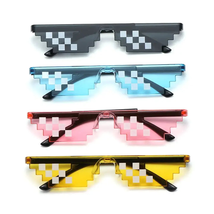 Unique pixel festival glasses