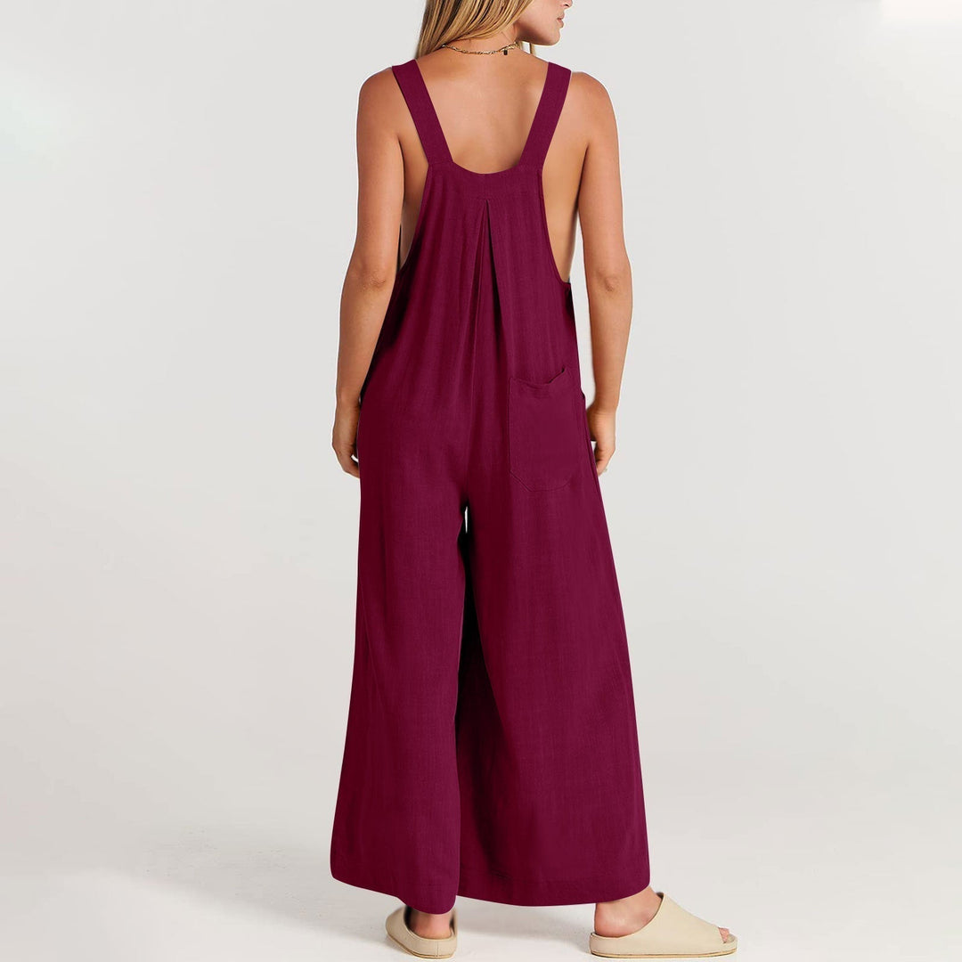 Loose Fit Jumpsuit Wide Legs